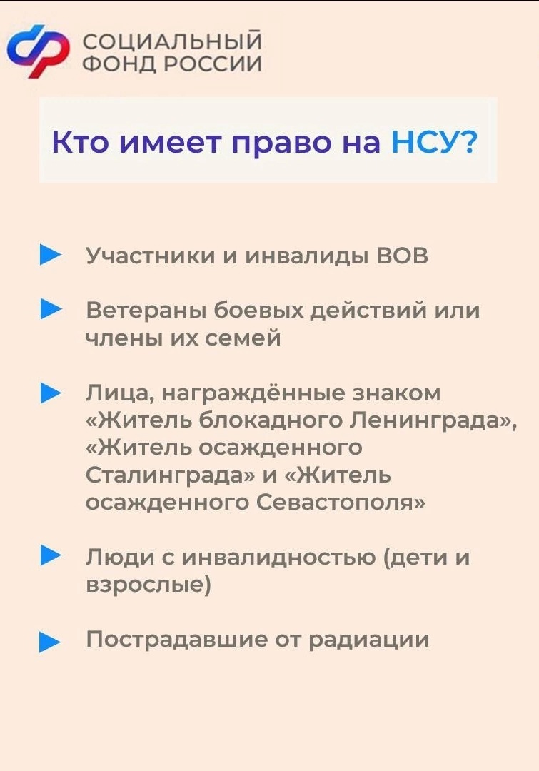 Набор социальных услуг